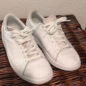 White Leather Sneakers